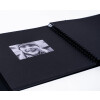 HNFD Photo Album Lona 100 black sides 34,5x33 cm