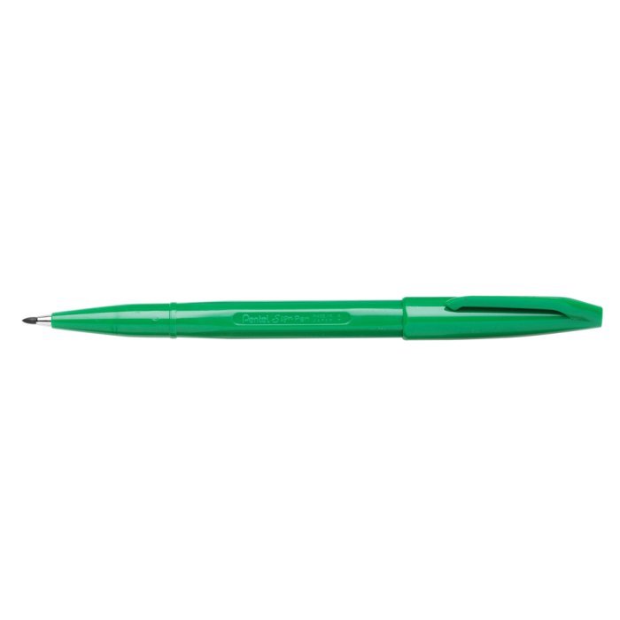 Pentel Fibre pen SIGN PEN with 0.8 mm in green