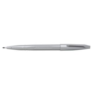 SIGN PEN grey fibre pen with 0.8 mm line width