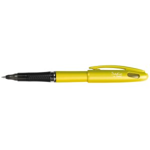 yellow TRADIO ENERGEL liquid gel roller 0.35 mm black ink