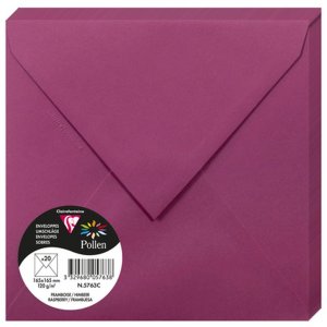 envelope 165x165 mm raspberry - 5763C