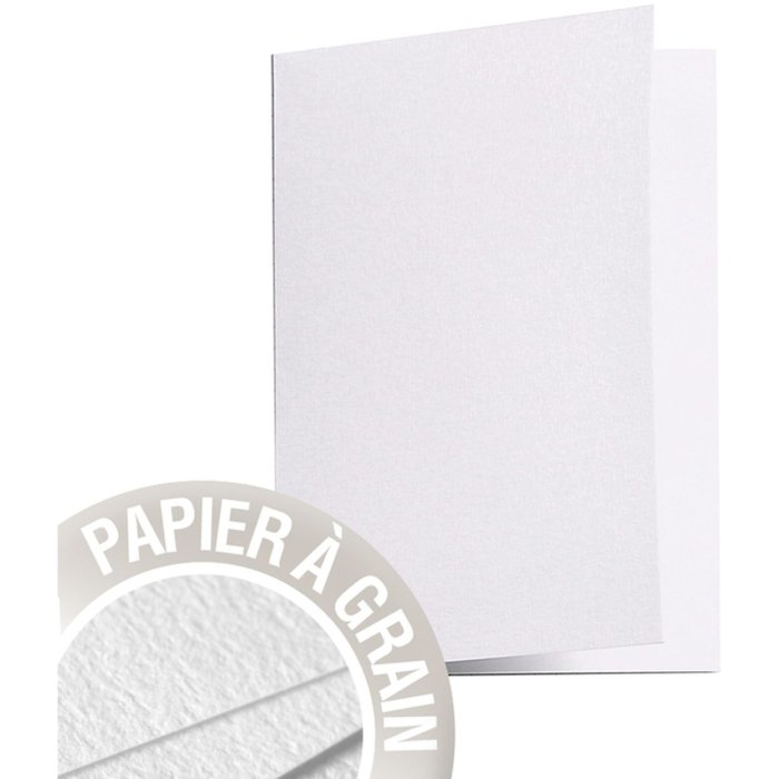 5-pack double card pollen 105x148 mm poppy white