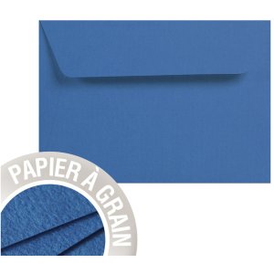 Pack of 5 Envelopes Grain de pollen 114x162 mm azure