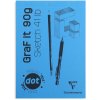 sketchpad GRAF IT, DIN A4 sky blue 80 sheets 90g, DOT-Lineatur