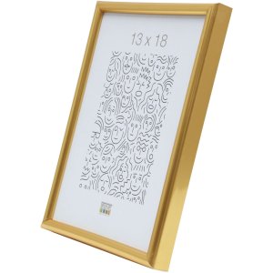 Deknudt Plastic Frame S011 gold 13x18 cm