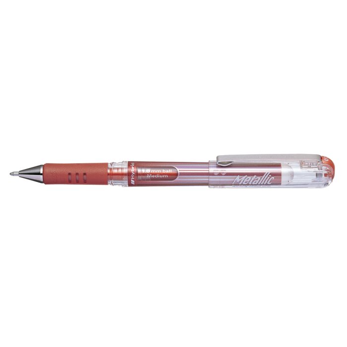 brown-metallic HybridGel Grip DX gel rollerball 0.5 mm