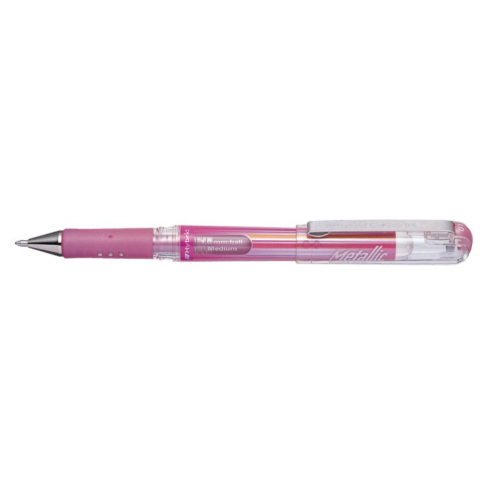 waterproof HybridGel Grip DX gel rollerball 0.5 mm metallic-pink