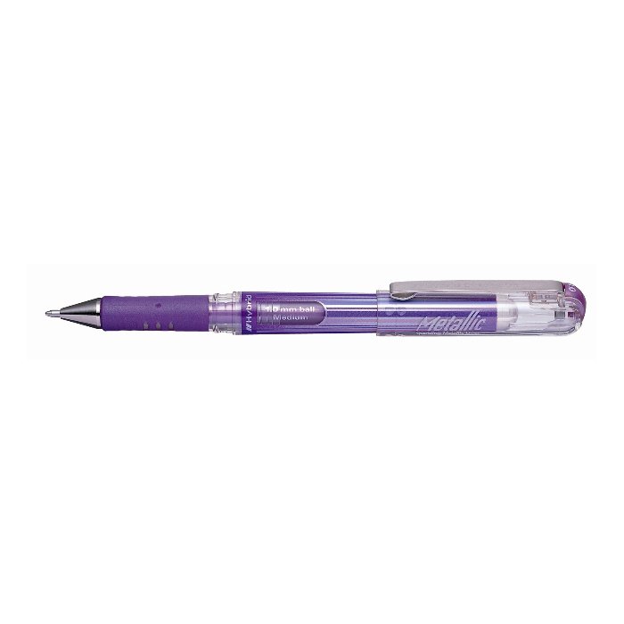 waterproof HybridGel Grip DX gel ink rollerball 0.5 mm metallic purple