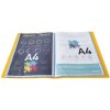 Folder made of soft PP 300µ with 20 grained covers, opaque, A4 - yellow