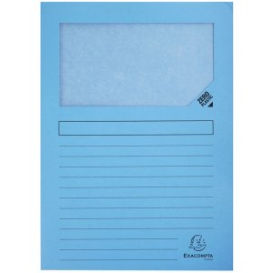 25er pack window folder120g 22x31cm pastel assorted