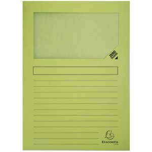 25er pack window folder120g 22x31cm pastel assorted