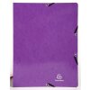 Ring Binder with elastic 4 rings 15mm Iderama - A4 violet violet