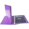 Ring Binder with elastic 4 rings 15mm Iderama - A4 violet violet