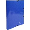 Ring binder with elastic, 2 rings 15mm, back 20mm, 32x25cm for A4 - Iderama - dark blue