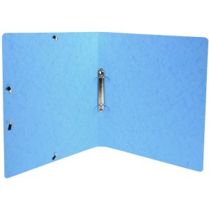 Ring binder with two rings and elastic 15mm Iderama A4 Light blue