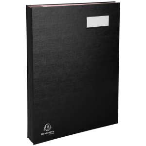 Subtitle folder 20 compartments black