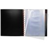 Visor folders with transparent covers, for A4 - Exactive - Black