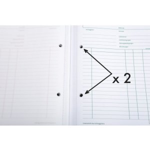 Exacompta receipt block 262B DIN A6 2 x 50 sheets