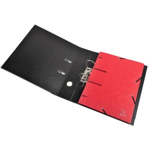 Exacompta folder with 3 flaps and elastic band A4 colours assorted