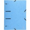 Exacompta folder with 3 flaps and elastic band A4 colours assorted