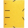 Exacompta folder with 3 flaps and elastic band A4 colours assorted