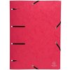 Exacompta folder with 3 flaps and elastic band A4 colours assorted