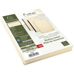 100 Pack - Ever Cover A4 270g Ivory