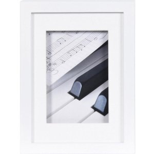 Henzo piano white wooden frame 13x18 cm