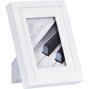 Henzo piano white wooden frame 13x18 cm