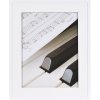 Wooden frame Piano 16"x20" white