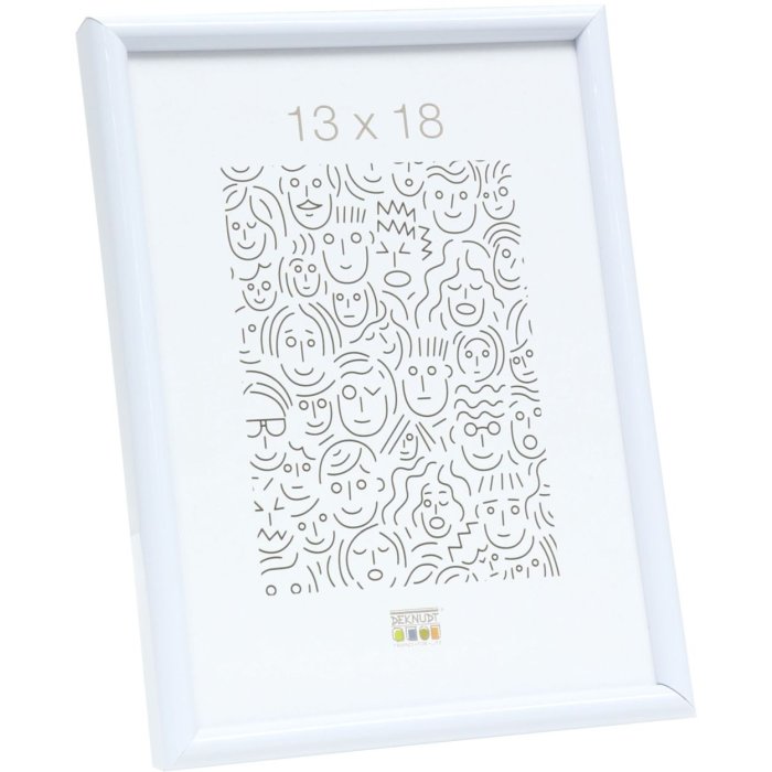 Deknudt Plastic frame S011 white 50x75 cm