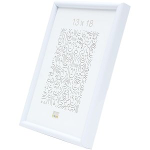 Deknudt Plastic frame S011 white 50x75 cm