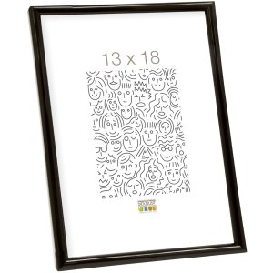 Plastic frame S011 black 50x75 cm