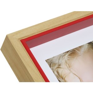 wooden frame S40BH red 10x15 cm