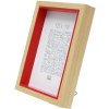 wooden frame S40BH red 10x15 cm