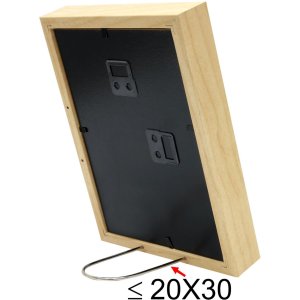 wooden frame S40BH red 20x30 cm