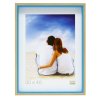 wooden frame S40BH blue 13x18 cm