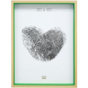 wooden frame S40BH green 13x18 cm