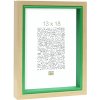 wooden frame S40BH green 13x18 cm