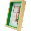 wooden frame S40BH green 13x18 cm