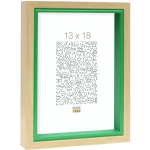 wooden frame S40BH green 20x30 cm