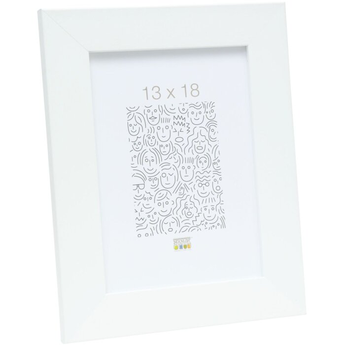 Deknudt Plastic frame S42P bright white 13x13 cm