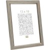 plastic frame S46A silver 10x15 cm