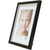 plastic frame S46A black with silver 15x20 cm