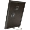 plastic frame S46A black with silver 15x20 cm