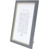 plastic frame S46A gray-blue 10x15 cm