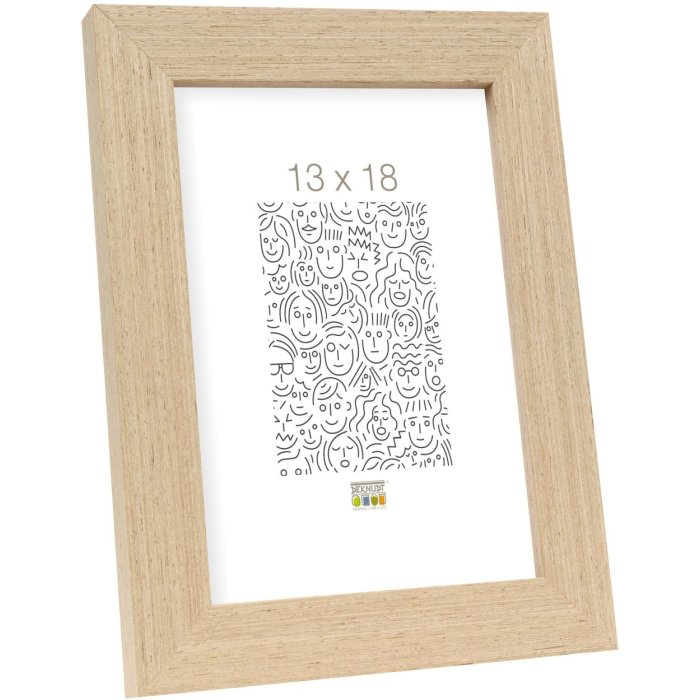 wooden frame S46BH light oak 10x15 cm