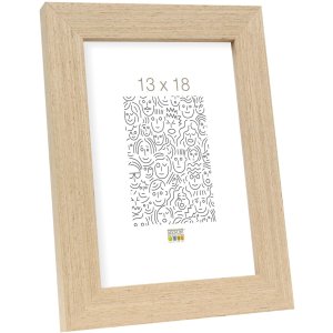 wooden frame S46BH light oak 10x15 cm