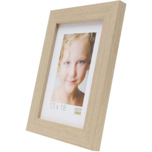 wooden frame S46BH light oak 10x15 cm