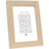 wooden frame S46BH light oak 10x15 cm